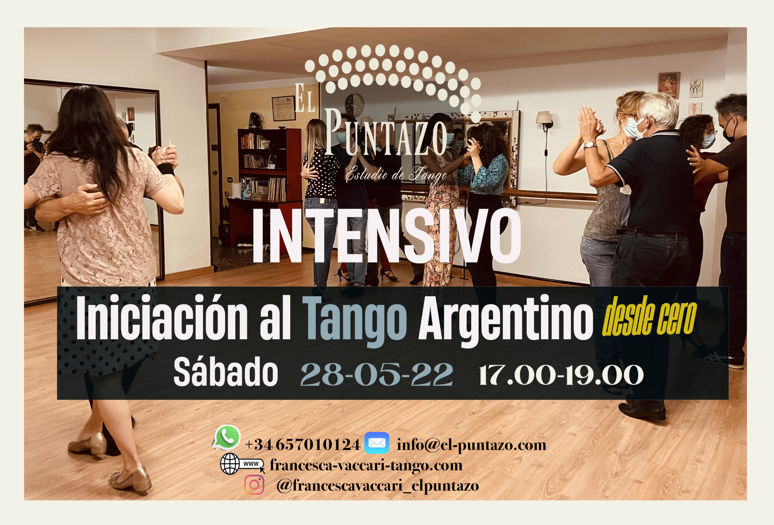 Tango Dancer, Absolute beginners intensive workshop!