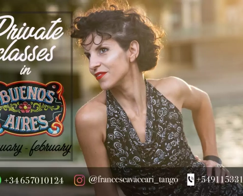 Argentine Tango Private Classes for all levels in Buenos Aires