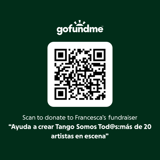 donar al crowdfunding cultural Tango Somos Tod@s escaneando código QR